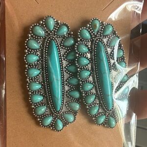 Turquoise Silver Women's Earrings